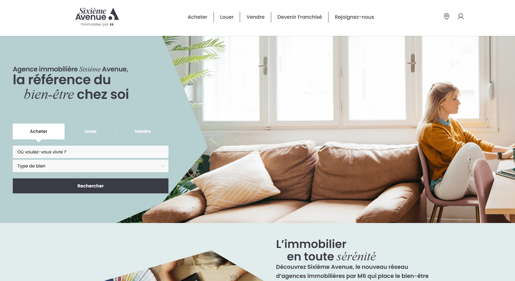 Site web Sixième Avenue